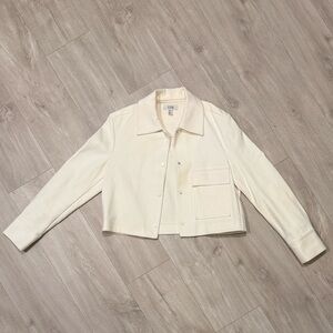 COS Off-White Women's Cropped Jacket